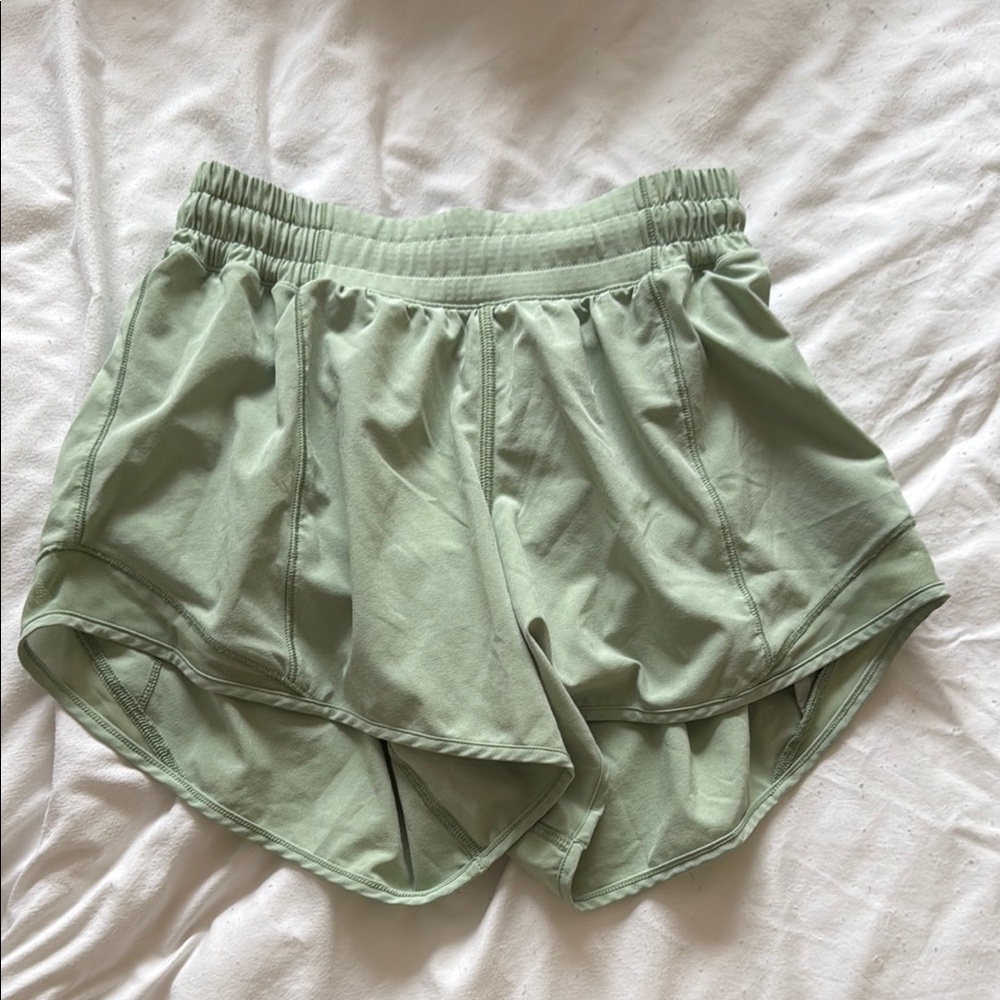 Women's Green Lulu shorts